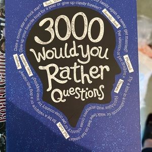 Brand new book , 3000 would you rather questions ,